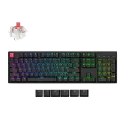 Keychron K10v2 Hot Swappable RGB Wireless Mechanical Keyboard (Red Switch)