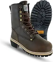 GS009-BRN-ST-8.5 Safety Girl Women's 8" Logger B