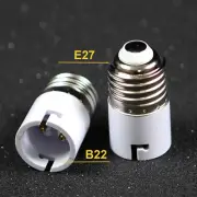 10pcs Light Bulb Socket Lamp Holder Adapter Extender E27 to B22 Converter 51mm