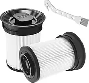 [Unikstone] 2 Pack Fine Dust Filter Compatible with Miele TriFlex HX1, Pro, Cat & Dog Stick Vacuum, HX-FSF HEPA Replacement 11289902