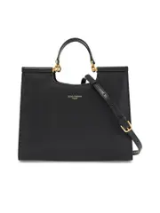 Dolce & Gabbana Calfskin Tote Bag With Adjustable Shoulder Strap