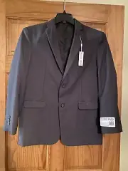 New IZOD Charcoal Gray Suit Jacket Size 18 Husky 1700