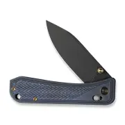 WE Knife Bougie Banter 24009-1 Blue Titanium CPM S45VN Steel Knife