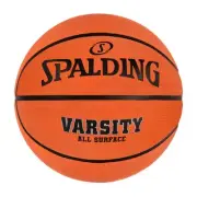 Spalding Varsity Official Size 7 Outdoor Basketball 29.5 inch Rubber Ball