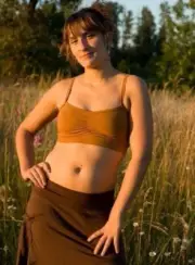 CIRCLE CREATIONS black hemp organic cotton CAMI BRA TOP yoga BNWT eco bralet S/M