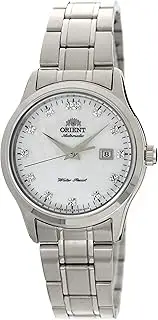 [ORIENT] "Charlene" Classic Automatic Pearl Dial Swarovski Crystal Steel Watch NR1Q004W