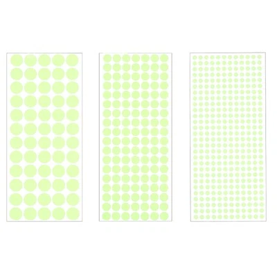 Glow in the Dark Dot Stickers Glow Dot Wall Decals 522 Dots in 3 Size