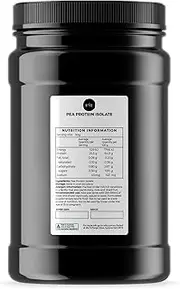 1Kg Pea Protein Powder Isolate - Plant Vegan Vegetarian Shake Supplement Jar