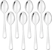 Demitasse Espresso Spoons Set of 8, Mini Coffee Spoon, 18/10 Stainless Steel Small Spoons for Dessert, Tea, Appetizer, 4.7 inch(Length) (8Pcs)