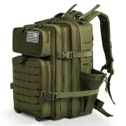 45L Military Tactical Backpack Large Army MOLLE Rucksack 3-Day Assault Pack