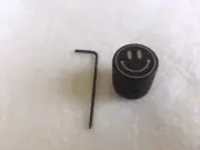 SMILEY FACE LASER ENGRAVED Control Guitar Knob Guitar Parts Replacement Black