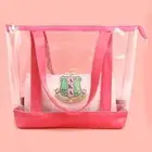 Tote Pink Clear AKA Sorority Bag for Women