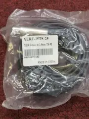 25'FT XLR FEMALE Metal to 3.5mm Jack MALE Shielded audio Cable