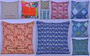 200 Wholesale Lot Handmade Cushion Cover Set Cotton Pillow Sofa Throw 16" Boho