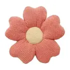 Decorative Flower Pillow Short Plush Cushion Colorful Shape Throw for Sofa Bed