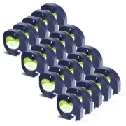 20PK For DYMO LetraTag Plus LT-100T Tape Refills 91330 Label White Paper 12mm