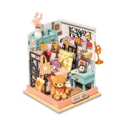 Robotime 3D DIY Wooden Puzzle Sweet Dream Bedroom Miniature Dollhouse