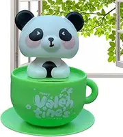 for Car - Car Figures for Dashboard | Solar-Powered Shaking Head Animal Doll Ornament Cute for Desktop Interior Women Men Home
