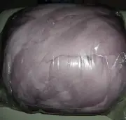 Purple Roving Wool Yarn