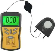 High Performance Light Meter, 2000,000 LUX/FC Digital LUX Meter Selection, Digital Luxmeter, Handheld Type Illuminometer for Homes, Agriculture, Warehouse
