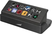 Mountain DisplayPad - Ergonomic and Compact Controller for Gaming, Streaming, Content Creation with 12 Display Buttons and Control Functions for OBS, Twitch and Much More