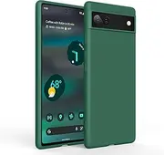 Soft Silicone Case for Google Pixel 6A Case(2022), Flexible Premium Rubber Full Body Protection Dust-Proof Shockproof Scratch Resistant Wireless Charging for Pixel 6A 5G Cover
