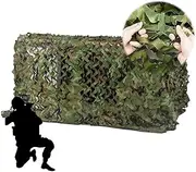 Camo Netting for Kids, Sun Shading Nets, Lightweight Woodland Camouflage Net for Hunting Shooting Military Sunshade Hide Party Garden Decorations Cover Privacy Screen