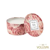 在飛比找PChome24h購物優惠-美國Voluspa 玫瑰精油 2芯錫蠟燭 ROSE OTTO