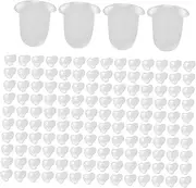 FOMIYES 3000pcs Secure Soft Silicone Earring Backs for Comfortable Studs Transparent for DIY Jewelry Findings and Earring Safety for Pierced Ears