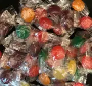 Assorted Fruit Flavored Hard Candy - Candy Buttons {3 POUND BULK BAG }