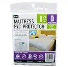 PVC 130x190cm Double Bed Mattress Protector Cover Waterproof Fitted with Elastic
