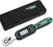1/4 Inch Drive Digital Torque Wrench, 1.1-22.1 Ft-lb/1.5-30 Nm, Green