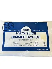 2000W 120Vac 60Hz SPDT 3-Way Slide Dimmer Switch 7310