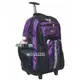 《葳爾登》捷豹23吋可背可拉旅行箱登機箱旅行袋可背式行李箱拖輪袋電腦拉桿背包8014L紫