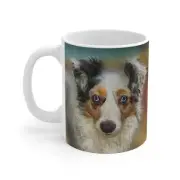 Australian Shepherd 'Zack' - Ceramic Mug 11oz