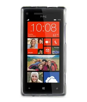 【Melkco】特價 出清 透白HTC Windows Phone 8X 4.3吋TPU軟套手機套保護套透白