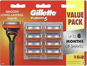 Gillette Men's Fusion 5, Value Pack with 8 Cartridges