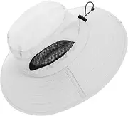 [VICASKY] Women's Wide Brim Sun Hat Uv Protection Hiking Hat for Women Fisherman Cap Light Grey