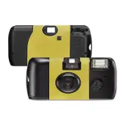 20 Gold Foil Label Single Use Disposable Cameras-can be, SL67005-20pk