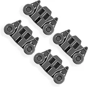 UPGRADED W10195416 (Packs of 4), Resistant to Rust Dishwasher Wheels Lower Rack for Kitchenaid Whirlpool Maytag Kenmore. Dishwasher Rack Parts W10195420 AP5983730 W10579095A Replacement Wheels