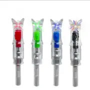 6pcs Hunting Archery Automaticaly Lighted LED Nock for .300/ID7.62mm Crossbow