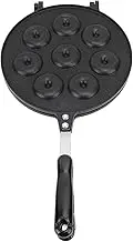 Aluminum Alloy Donut Mold Baking Pan Waffle Cake Pan with Handheld Handle for Making Small Cakes for Home Baking Sturdy Material Easy to Clean Dishwasher Safe