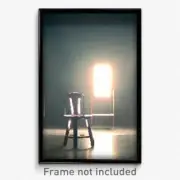 Pixel Art Poster - Pure Chair (8 Bit Psychedelic Trippy Weird Video Game Print)