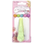 Bias Tape Maker, 9mm(3/8");Green Colour Tape Size:18~21mm