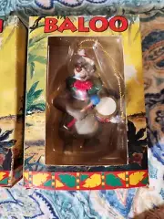 Grolier Baloo and Mowgli Jungle Book Walt Disney 1996 Ornaments