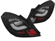 Ang mga LED Tail na ilaw for Opel Corsa D 3D 2006-2014 Black LED BAR LDOP59WS XI