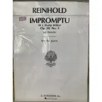 ［提爵樂器］雨果REINHOLD即興曲IMPROMPTU IN C SHARP MINOR OP.28, NO.3