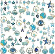 30pcs Mixed Enamel Charms Pendants for Jewelry Making Bulk lot Necklace Earrings Bracelet Craft Findings