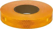 Reflective Tape， Diamond 45 Meters x 3 cm Warning Tape, Tape, Bicycle Motorcycle Car Decoration Reflective Stickers(Yellow)