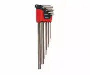Wiha Tools 35297 Hex Long Arm L-Key Nickel Metric 9 Piece Set